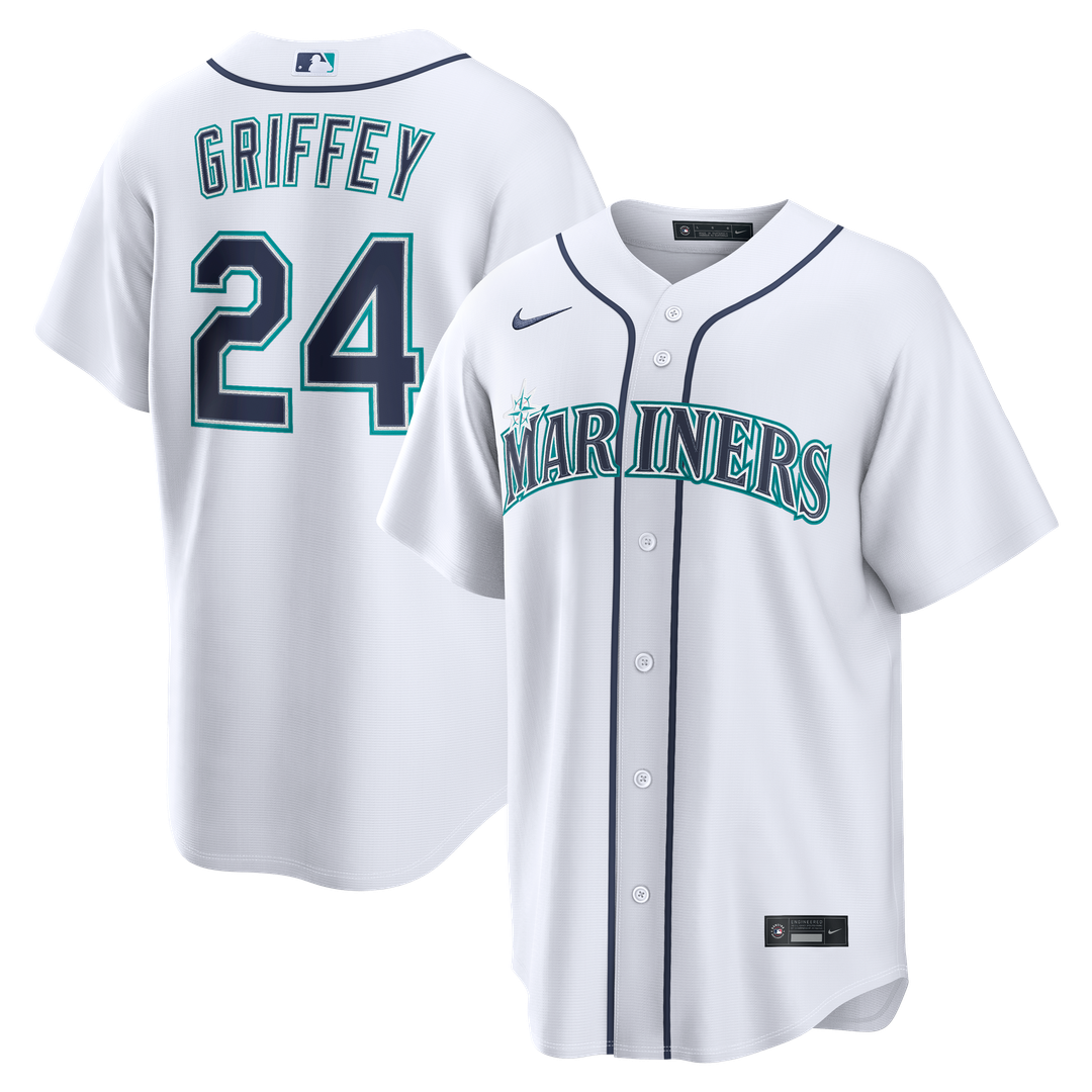 Ken Griffey Jr. Seattle Mariners Nike Home Replica Jersey - White